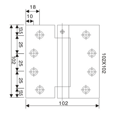 Stainless Steel Hinge - SA - A01