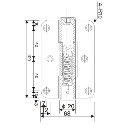 Stainless Steel Hinge - SA - A03