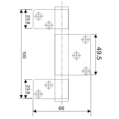 Stainless Steel Hinge - TL - A01