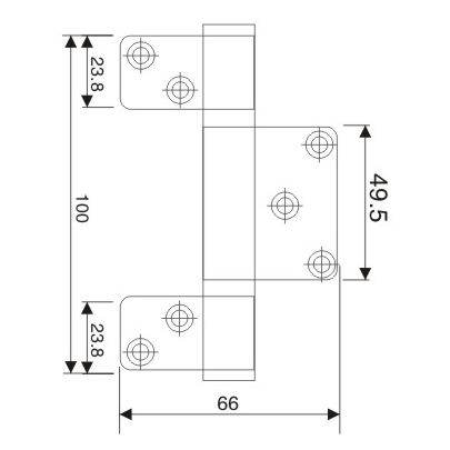 Stainless Steel Hinge - TL - B01