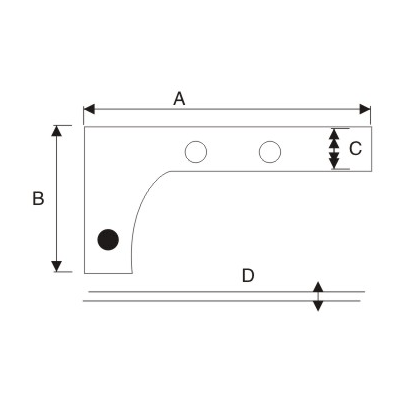 Stainless Steel Hinge - P - 02