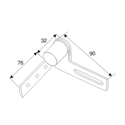 Stainless Steel Hinge - P - 03