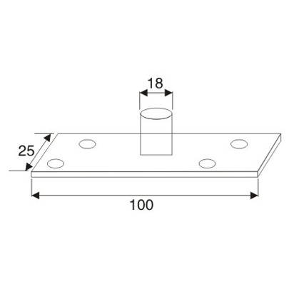 Stainless Steel Hinge - P - 04