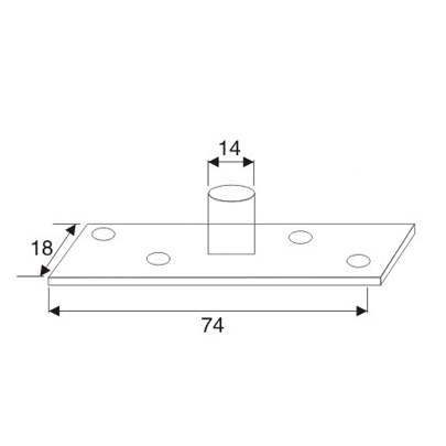 Stainless Steel Hinge - P - 05