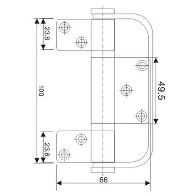 Stainless Steel Hinge - TL - C01