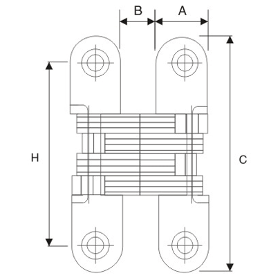 Stainless Steel Hinge - Z - 01
