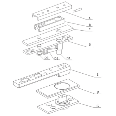 Stainless Stain Hinge - S - 250