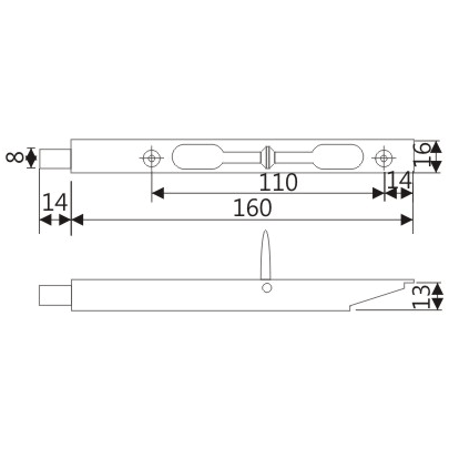 Door Bolt - DB 037