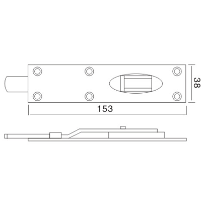 Door Bolt - DB 040