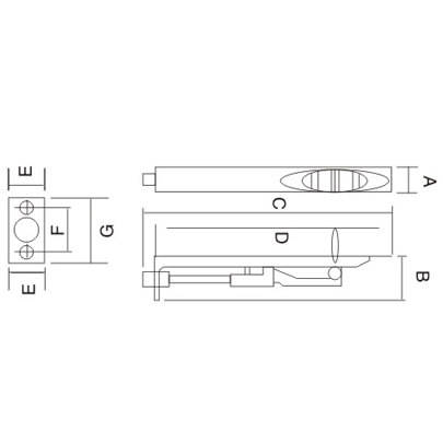 Door Bolt - DB 041