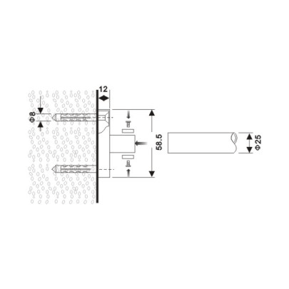 Tube Fixing Holder - TFH10