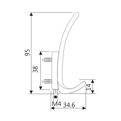 Cloth Hook - SCH 015