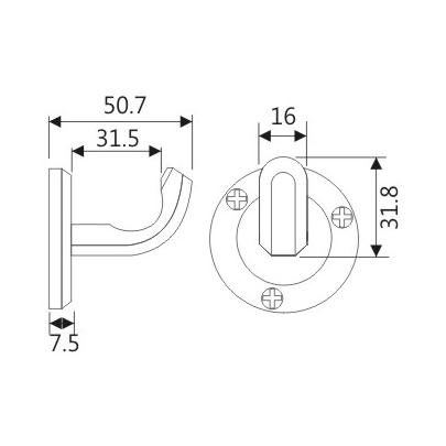 Cloth Hook - SCH 018