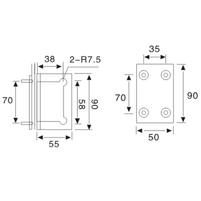 Glass Clamp - GC-020