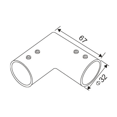 Bathroom Connector - BCB-08