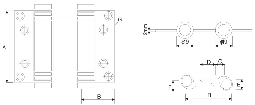 Stainless Steel Hinge - DA - A01
