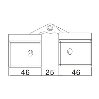 Stainless Steel Hinge - S - 200