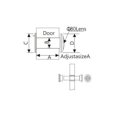 Door Viewer - DV 200D