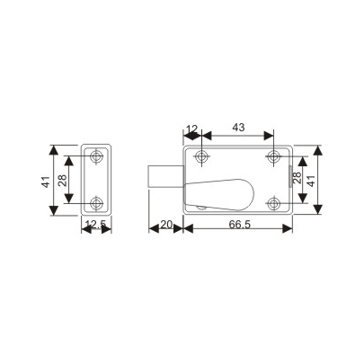 Door Hinge - TFH06-c